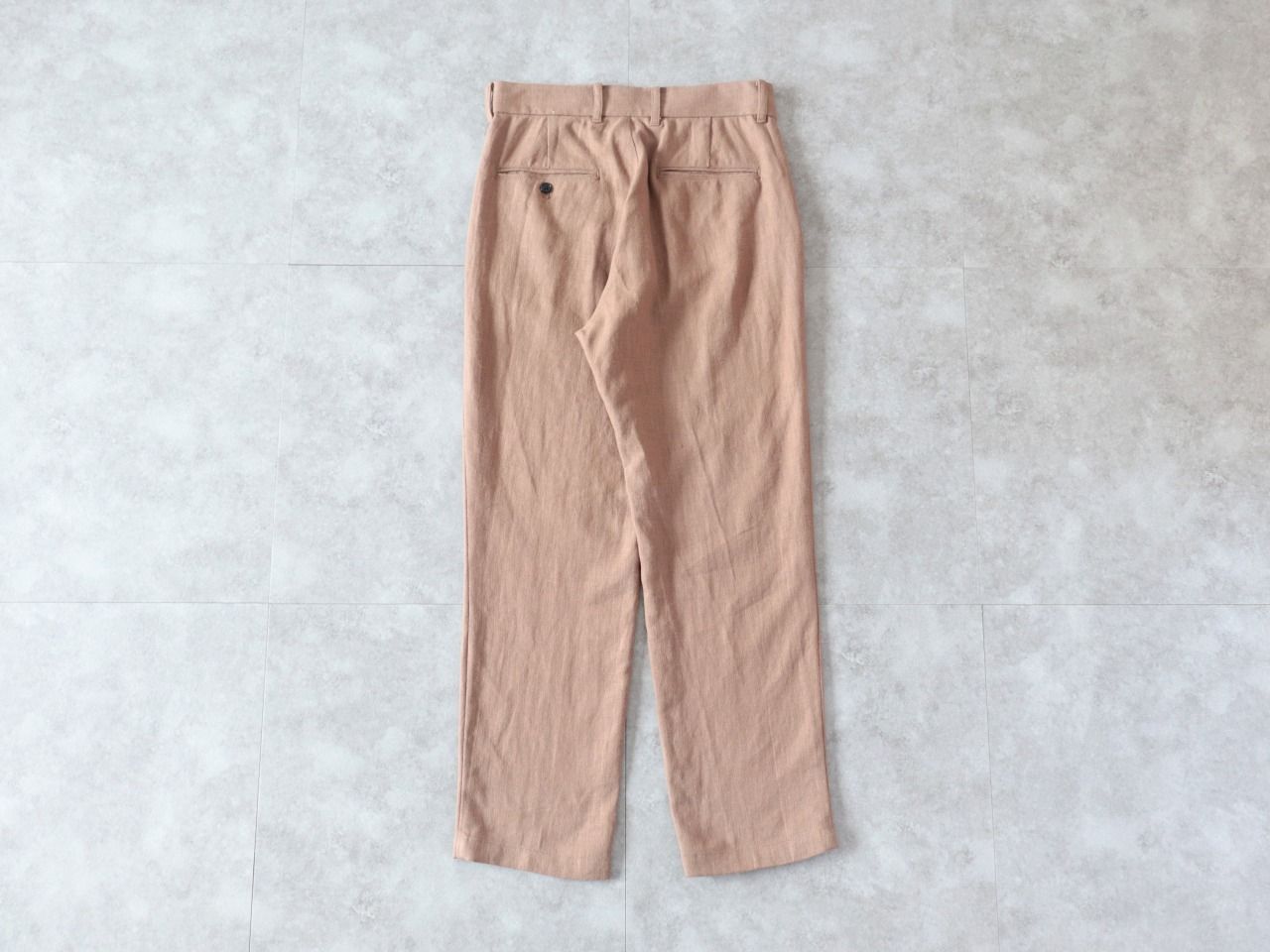 LiSS / LINEN STRAIGHT PANTS - beige/M