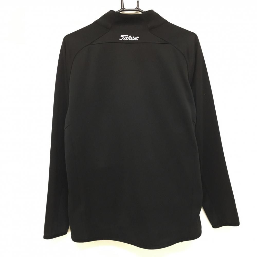 タイトリスト ジャケット 黒 肩ロゴシルバー メンズ LL ゴルフ