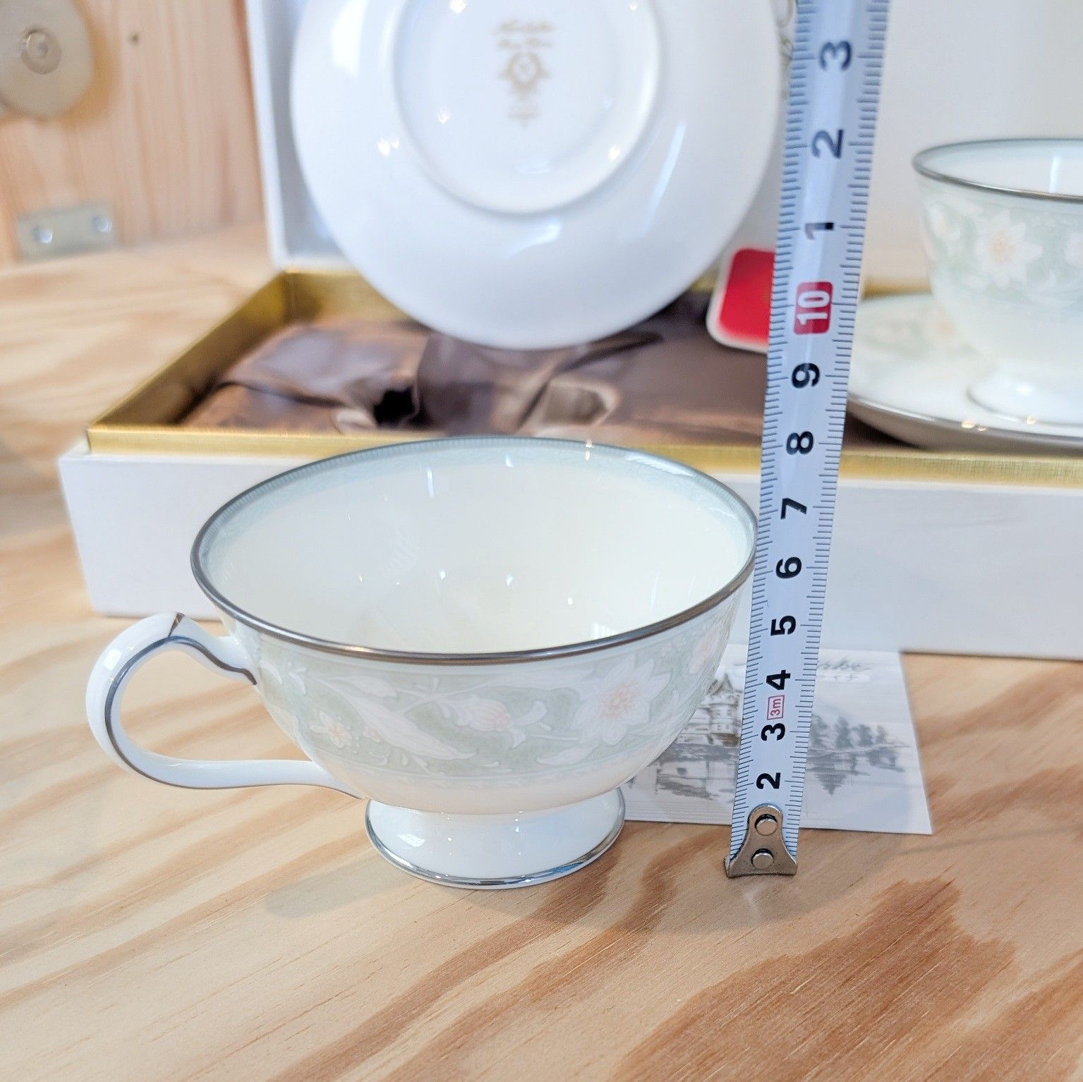 新品・未使用 ノリタケ カップ＆ソーサー2客 ボーンチャイナ - メルカリ