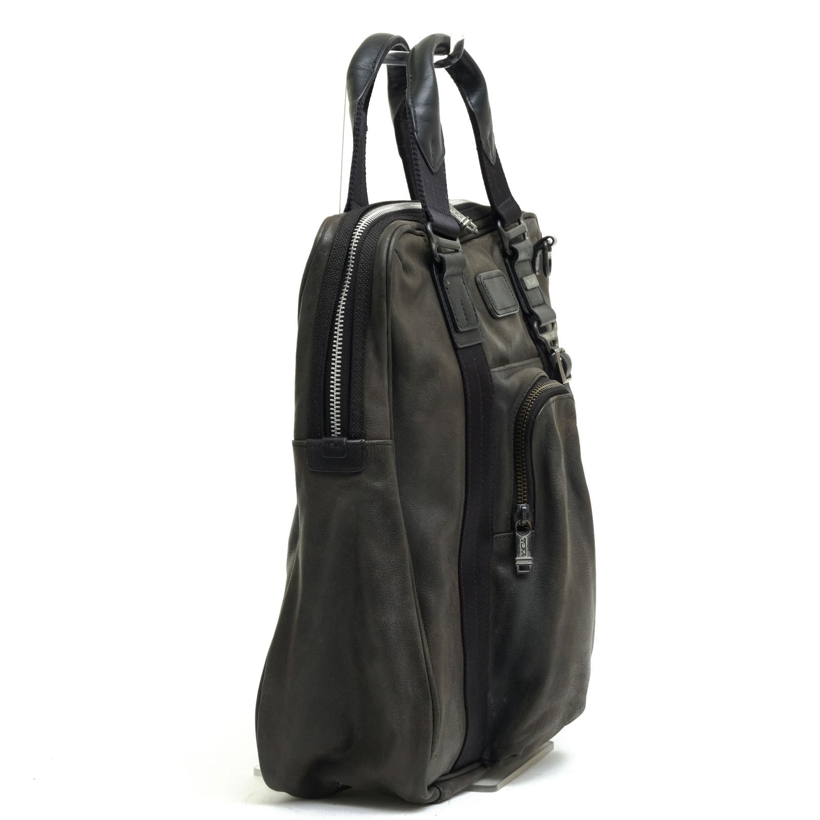 TUMI ブラック レザートートバッグ トゥミ／TUMI バッグ トートバッグ 鞄 ハンドバッグ メンズ 男性