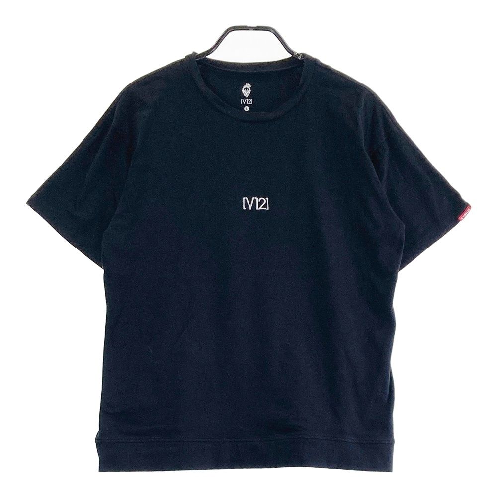 サイズ L V12 ヴィトゥエルヴ 半袖Tシャツ ブラック系 240101528321 ゴルフウェア メンズ ストスト