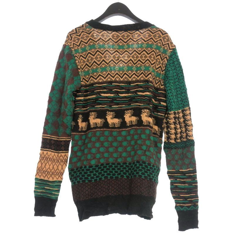 アンリアレイジ ANREALAGE 12AW クレイジーパターン ニット アンリアレイジ ANREALAGE 12AW クレイジーパターン ニット