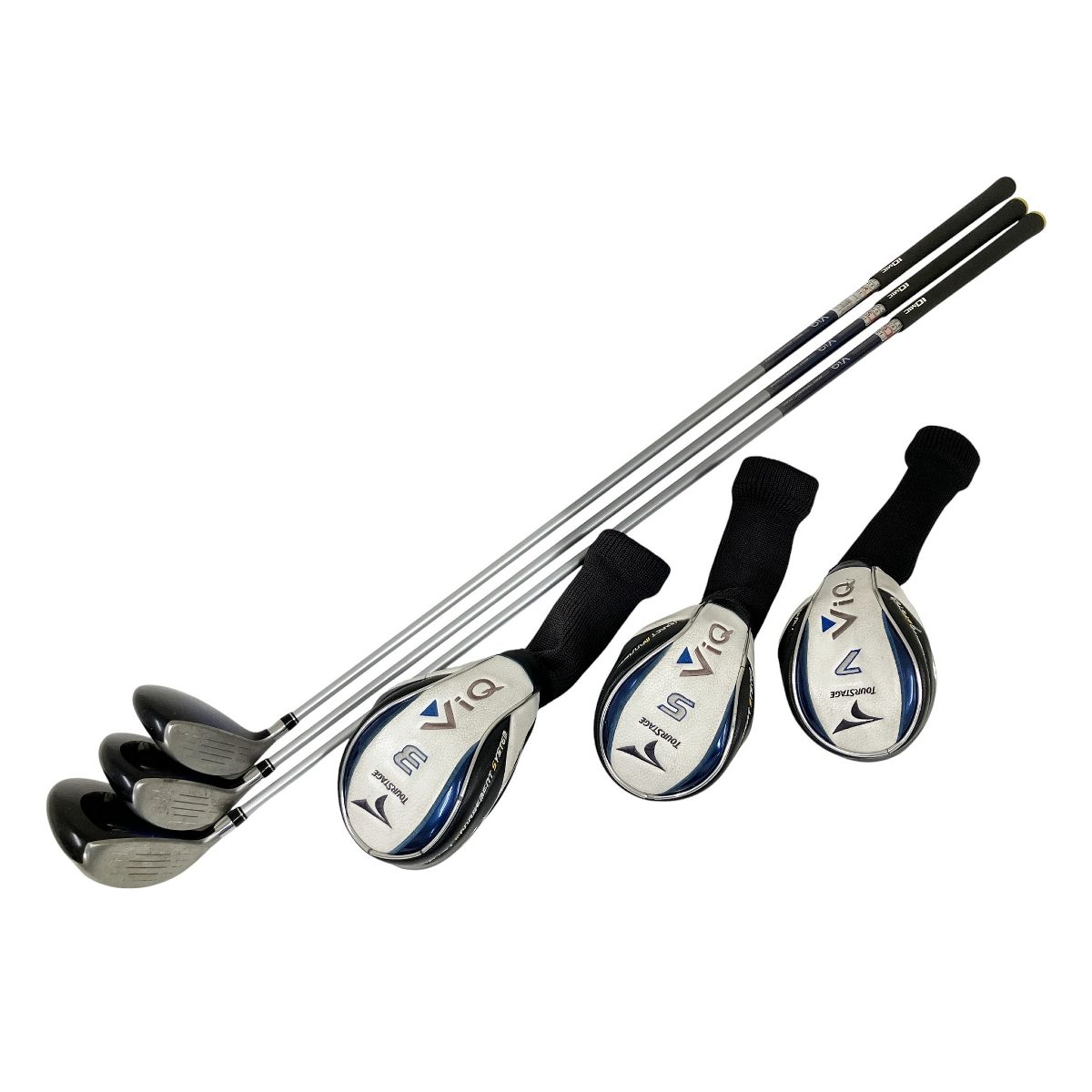 BRIDGESTONE TOURSTAGE ViQ 3W 5W 7W フェアウェイウッド 3本セット ゴルフ クラブ ブリヂストン O10525086