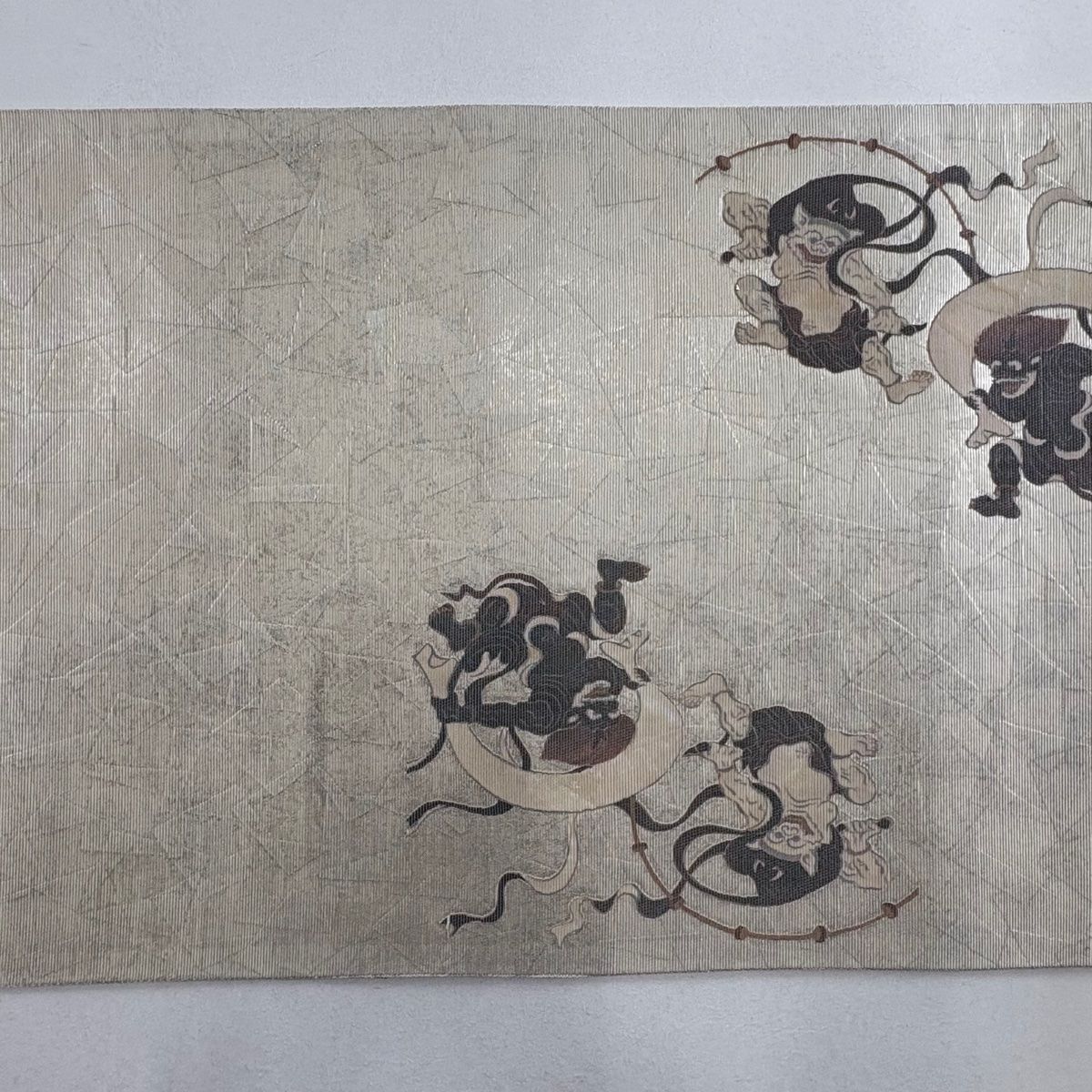 風神雷神 童 螺鈿 絵箔 西陣織袋帯 | 帯ときもの やまぐち 洗練