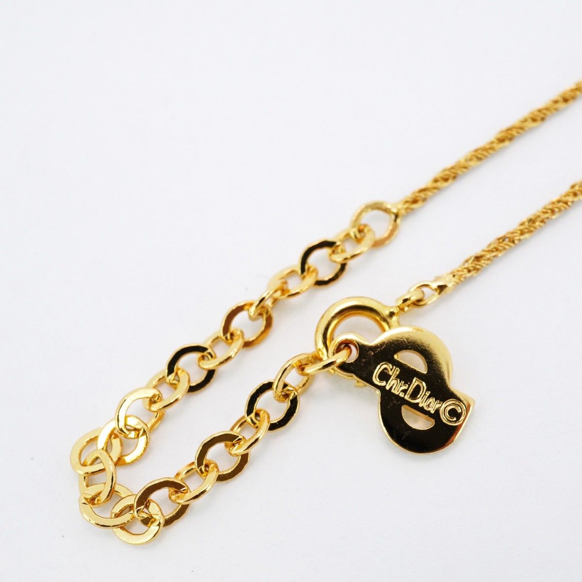 ☆SALE【5jdb0620】クリスチャンディオール ネックレス GPメッキ