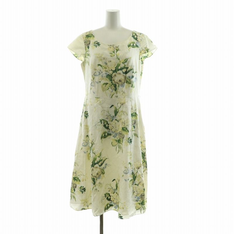 LAURA ASHLEY - ローラアシュレイ ロングワンピース Aライン フレア 花柄 総柄 11号 Lの通販 by はづき's shop｜ ローラアシュレイならラクマ