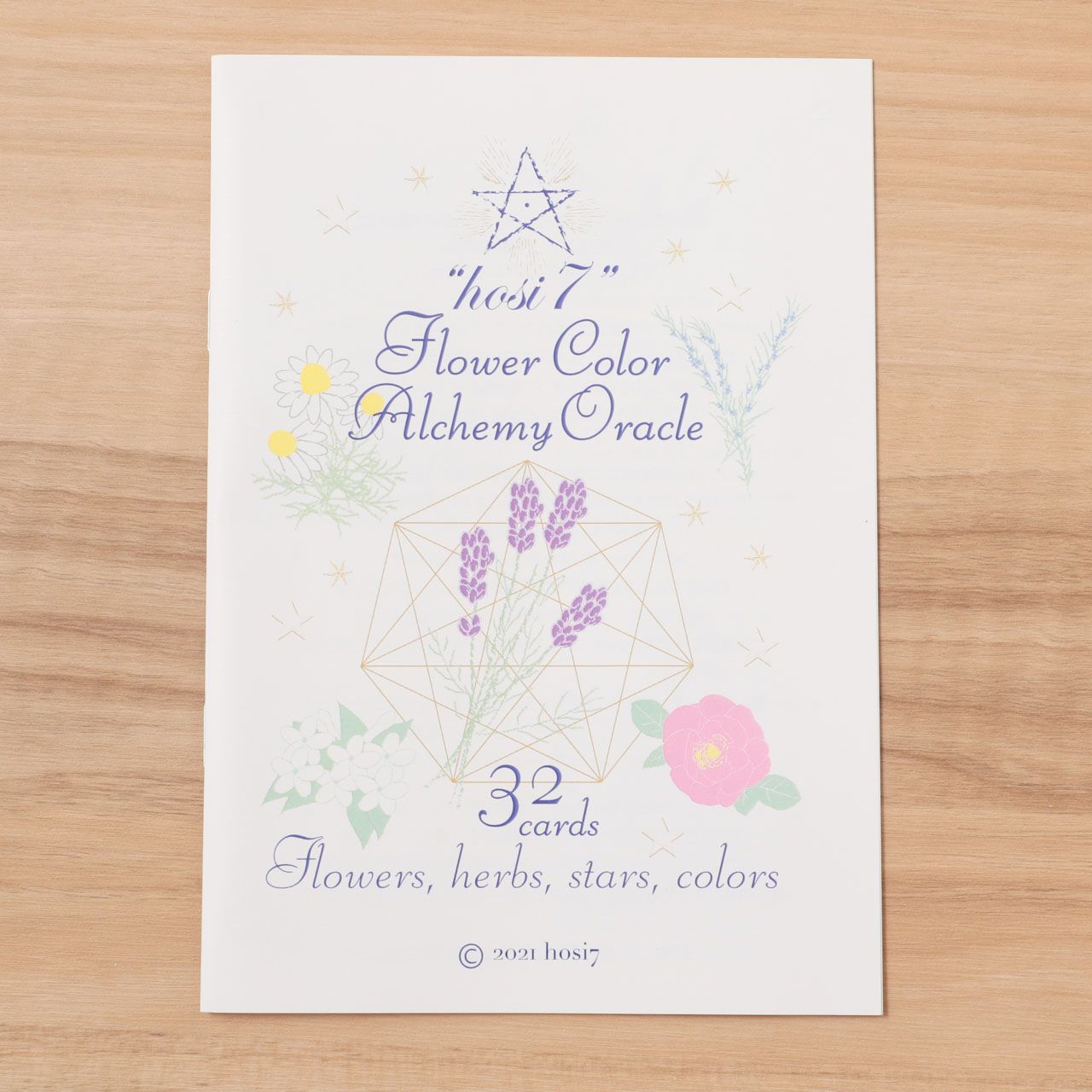 オラクルカード かわいい hosi7 ほしなな フラワーカラーアルケミー