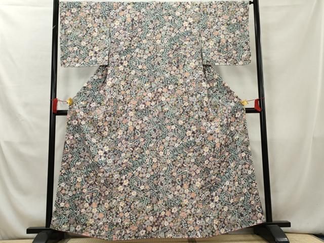 平和屋着物□上質な小紋 辻が花 正絹 逸品 未使用 AAAZ2644cs