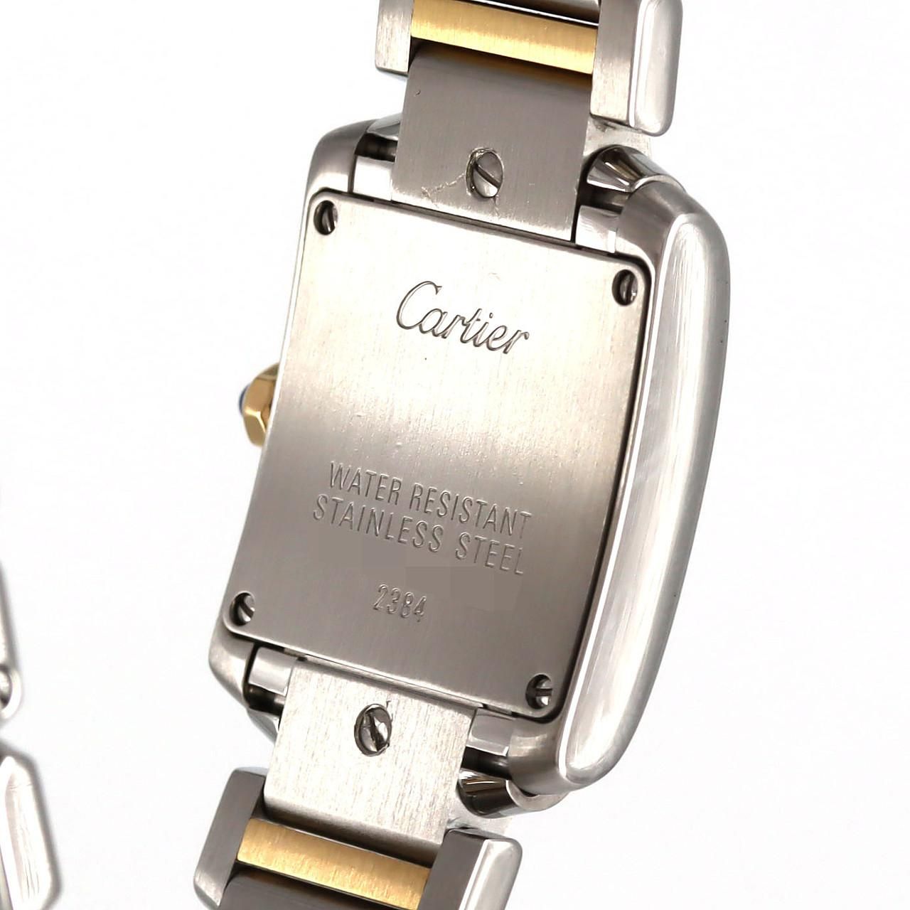 カルティエ タンクフランセーズSM コンビ W51007Q4 SSxYG クォーツ  