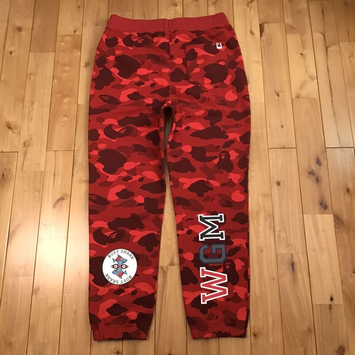 ☆新品☆ Red camo シャーク スウェットパンツ Lサイズ a bathing ape ...