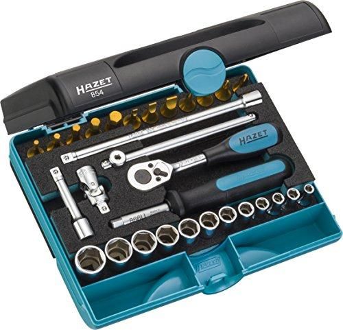 2営業日で発送 854HAZET ソケットレンチセット 差込角6.35mm 4942884