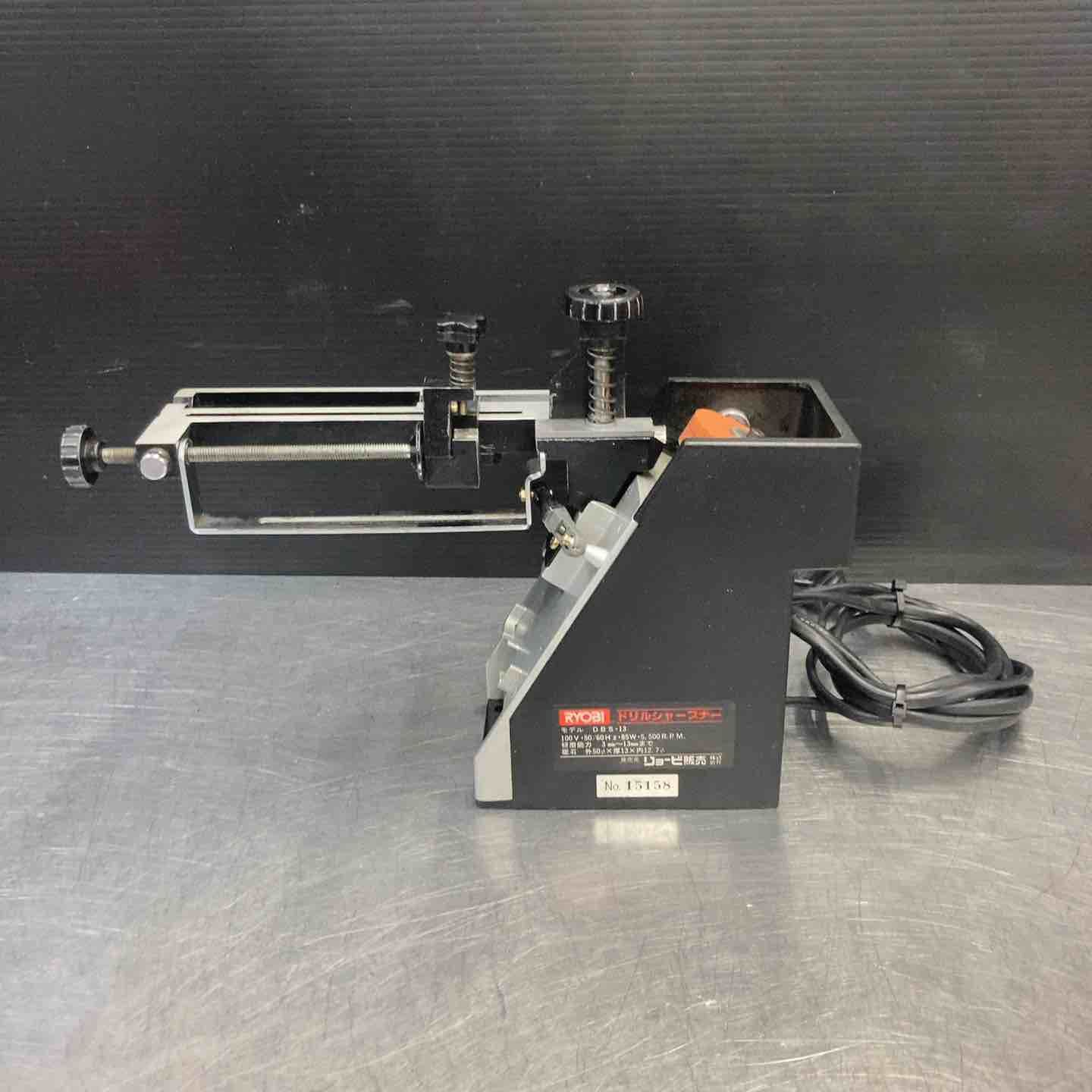 【ドリルシャープナー】 RYOBI/リョービ DBS-13 研磨機 1円スタート！ RYOBI⁄リョービ ドリルシャープナー DBS-13 研磨機