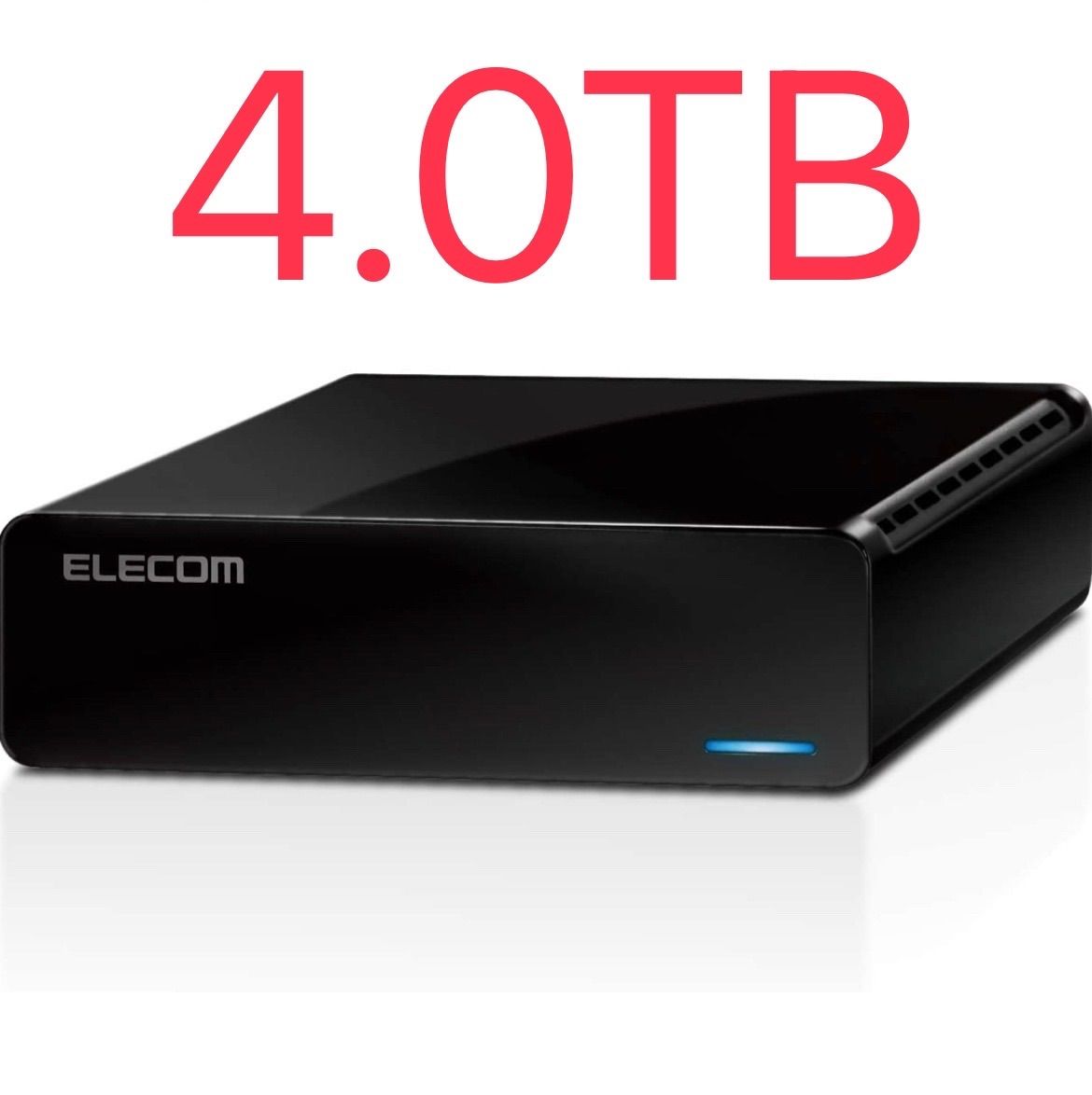 エレコム 外付けハードディスク 4TB(ブラック) ELD-FTV040UBK - メルカリ