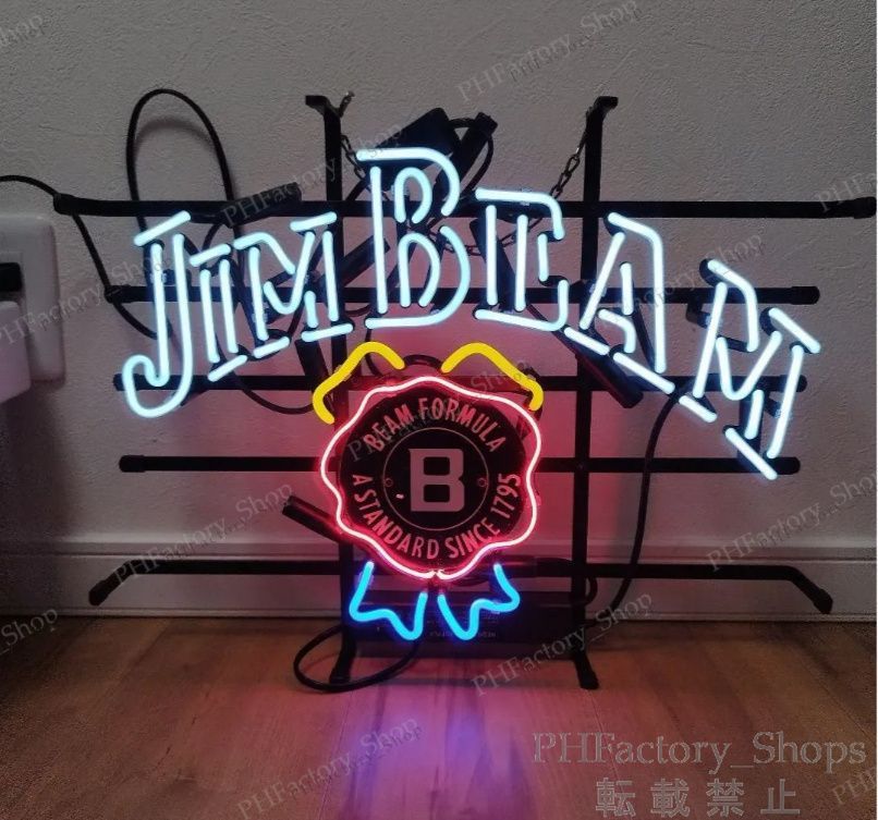 ジムビーム ブラック 大型 ネオンサイン 看板 ネオンサイン / HEMI