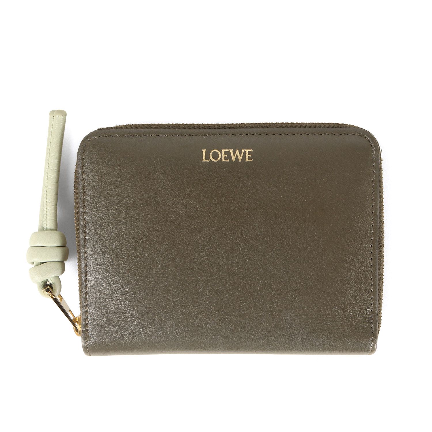 LOEWE ロエベ ノット コンパクト ジップアラウンド ウォレット / 二