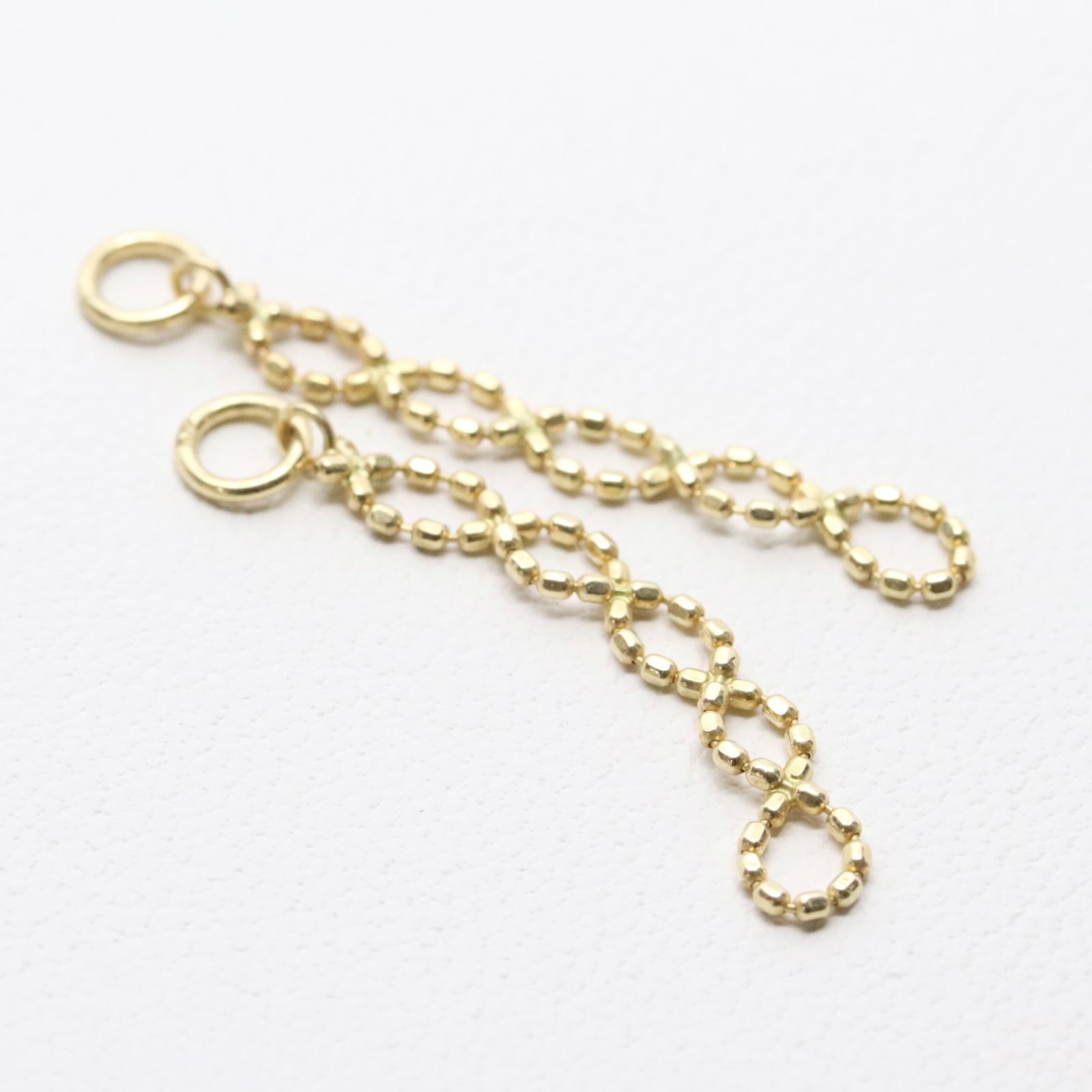 アガット カットボール チェーン ロング ピアスチャーム K10 24-1607S FORTGASGNV_COM_BR