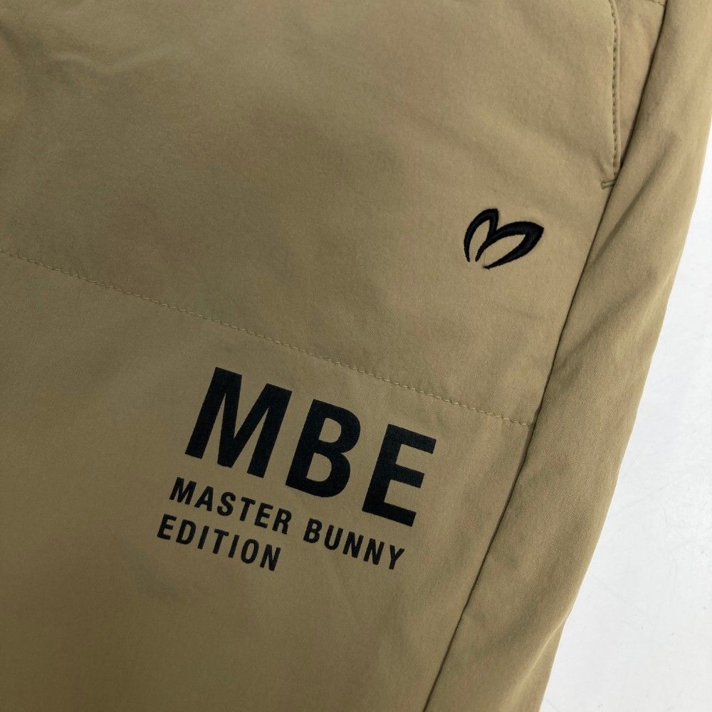 MBEロゴ入り レディースゴルフパンツ サイズ2 ベージュ サイズ：0 MASTER BUNNY EDITION マスターバニーエディション 2024年