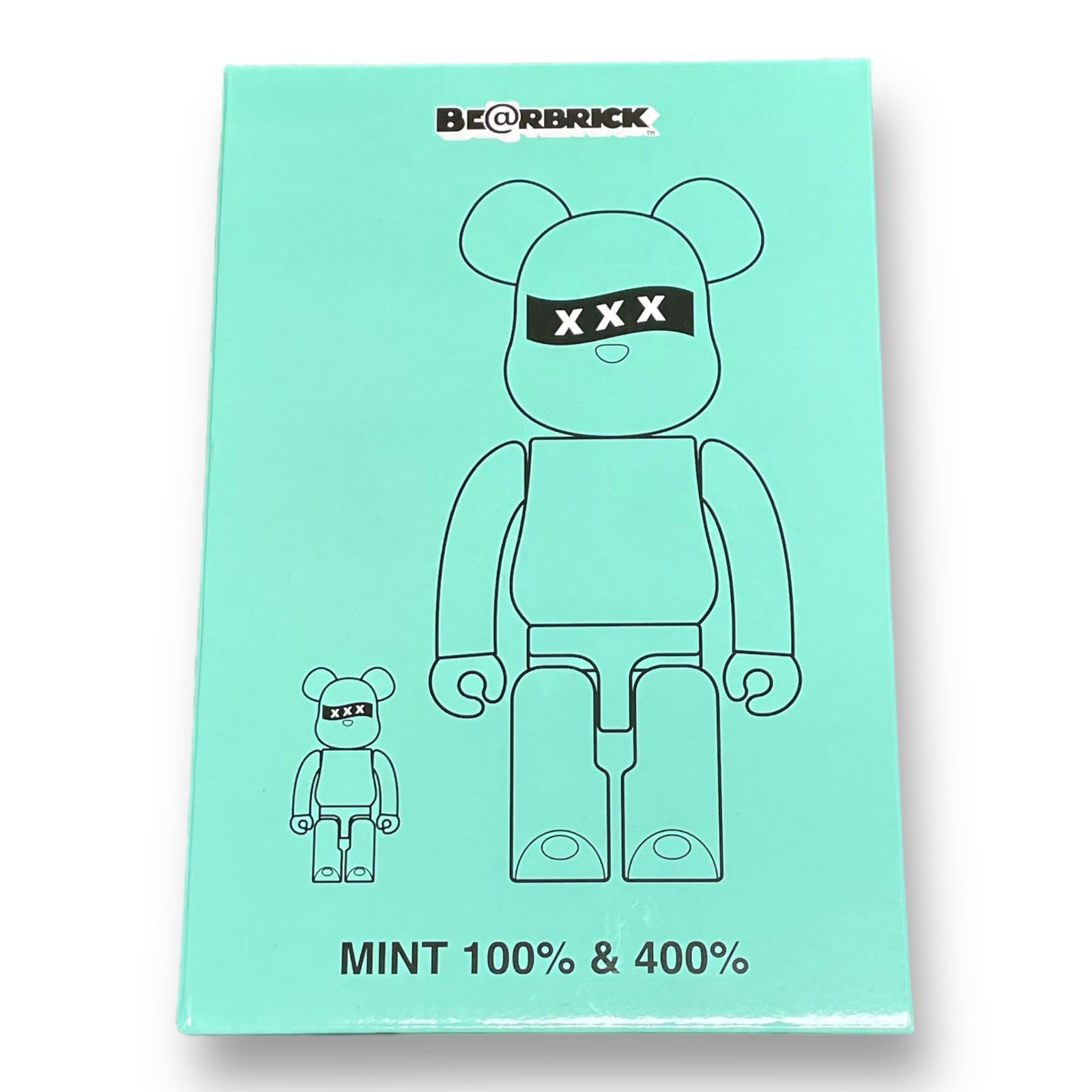 未使用品 MEDICOM TOY BE@RBRICK GOD SELECTION XXX 100% & 400 