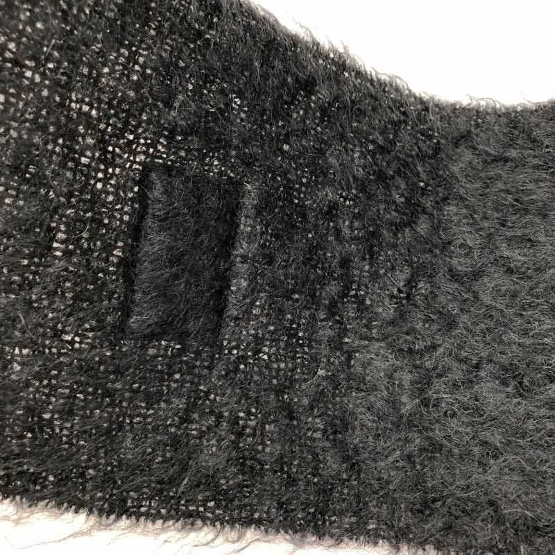 中古】LOEWE モヘア マフラー 黒 ロエべ [91] - メルカリ