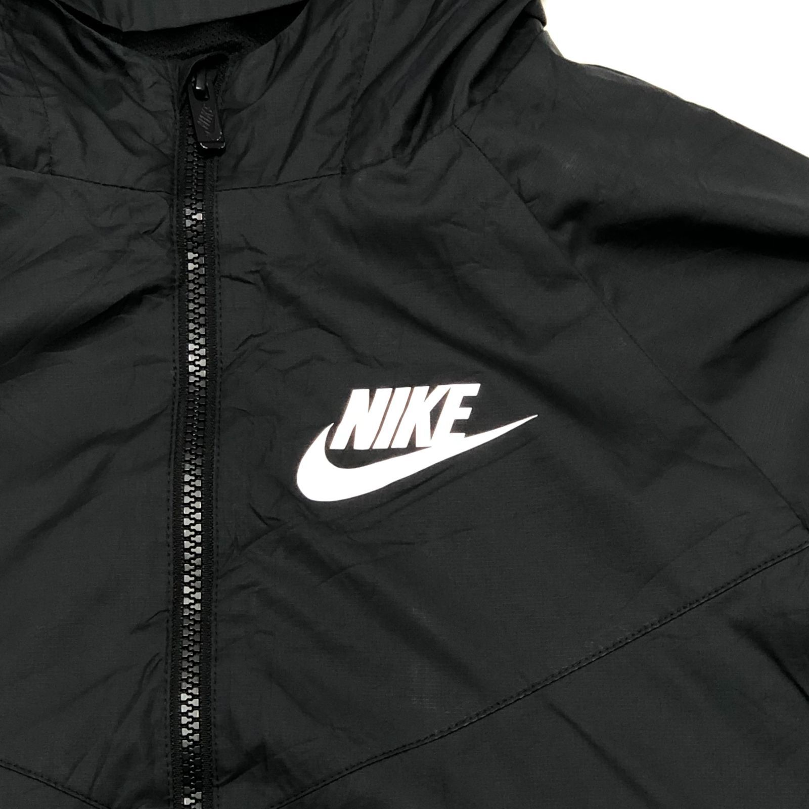 NIKE ナイキ ナイロンジャケット フード ブロンドロゴワンポイント 