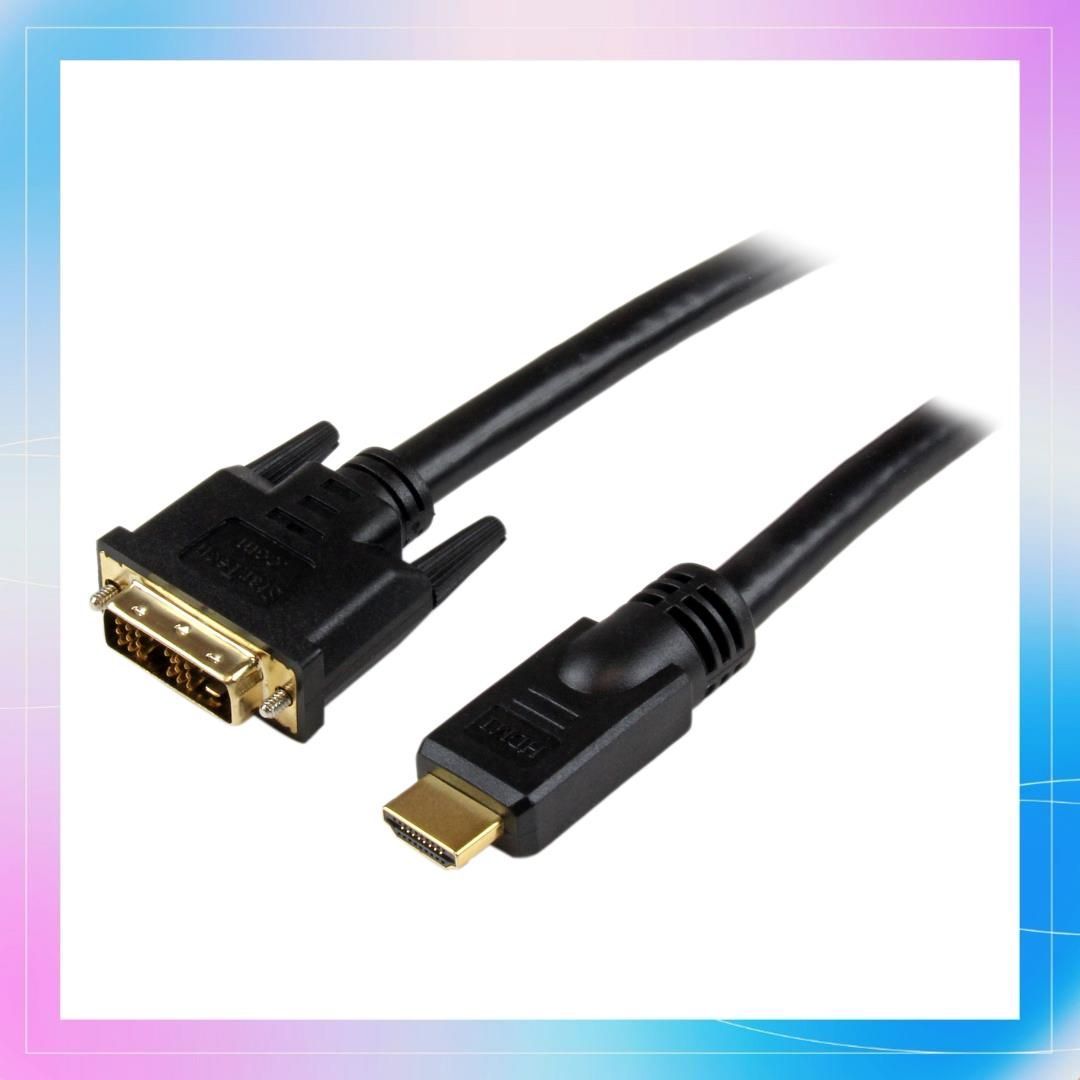 StarTech.com HDMI - DVI-D変換ケーブルアダプタ 15.2m オス/オス