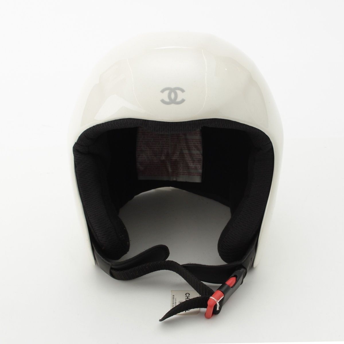 シャネル スノーライン ヘルメット ファッション雑貨 ホワイト【中古