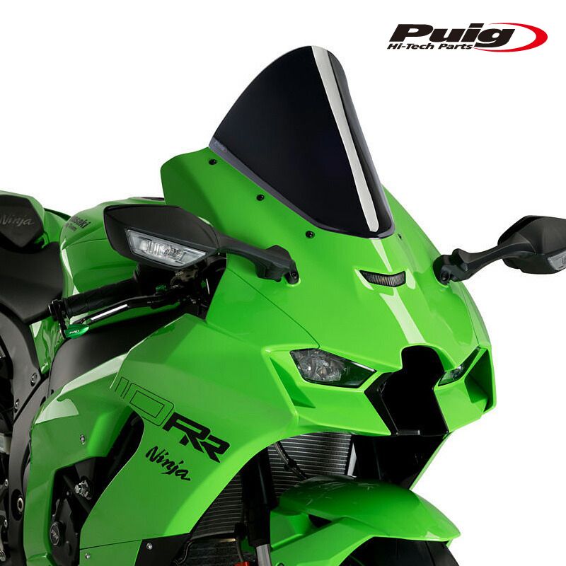 Puig 20540N RACING-SCREEN [BLACK] Kawasaki ZX-10R (21-25) ZX-10RR