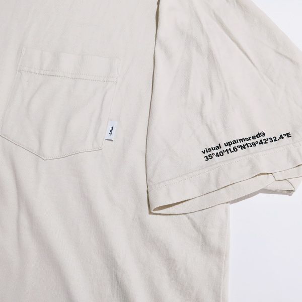 WTAPS ダブルタップス 22SS AII 01/SS/COTTON 221ATDT-CSM01 エーアイアイ ショートスリーブ コットン Tシャツ  オフホワイト カットソー 半袖 - メルカリ