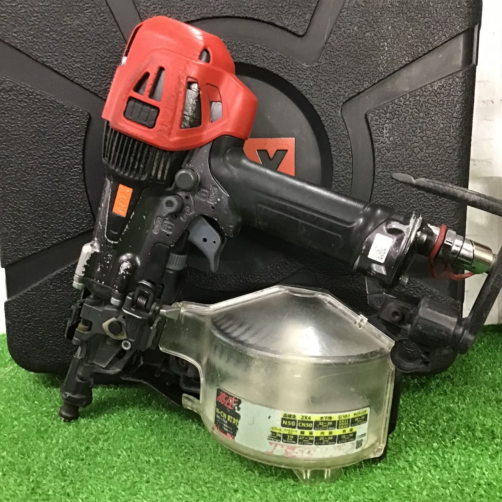 ◇MAX マックス スーパーネイラ 釘打ち機 HN-65N3(D)-R（ケース