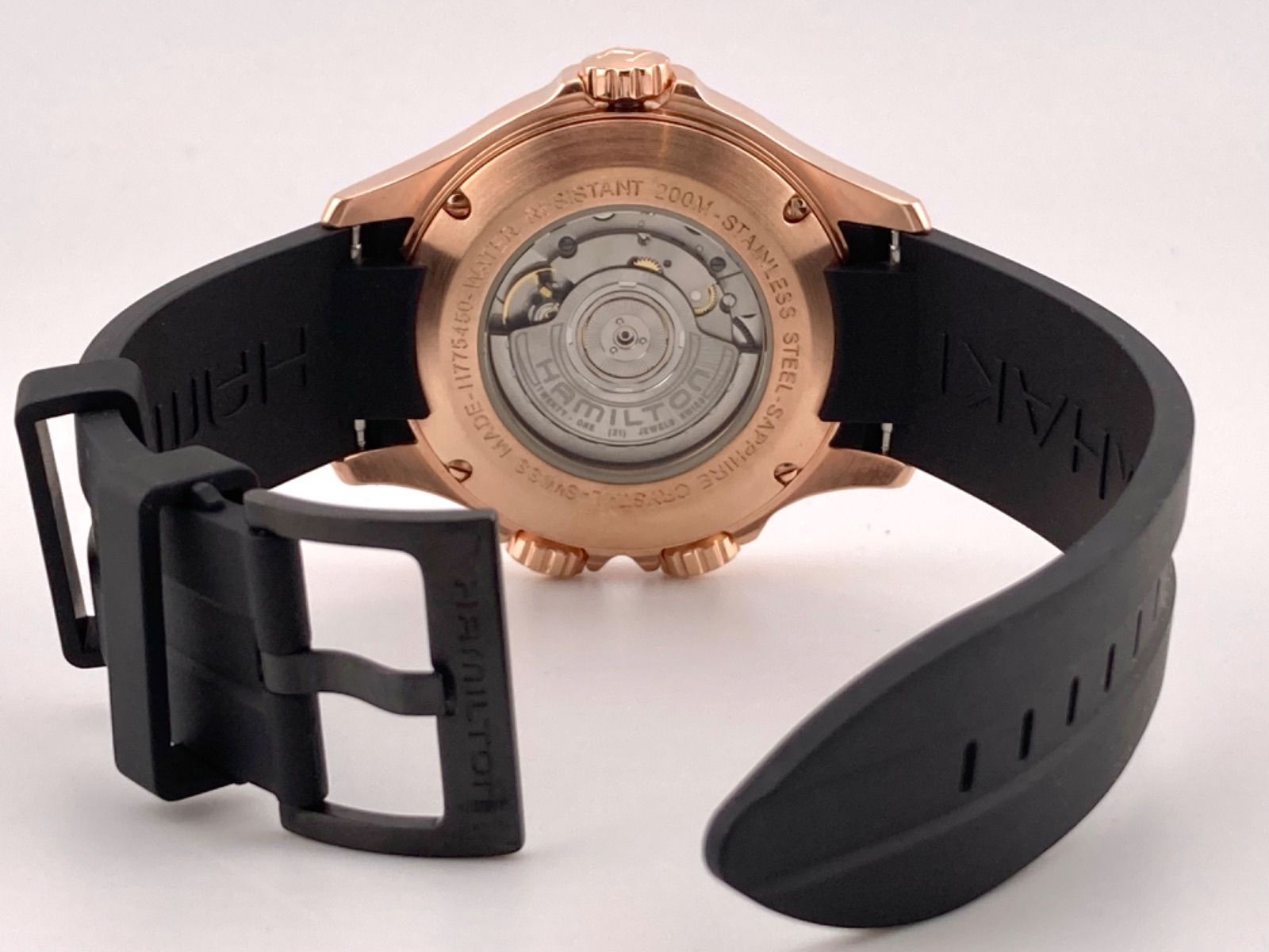 ハミルトン HAMILTON H775450 カーキ GMT 自動巻き メンズ ハミルトン HAMILTON H775450 カーキ GMT 自動巻き メンズ
