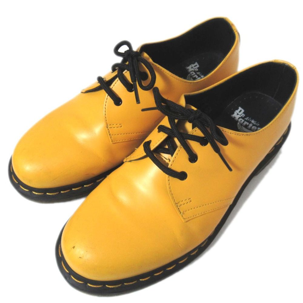 Dr. Martens ドクターマーチン 1461 3ホールシューズ レザー ダービーシューズ UK7サイズ 26cm イエロー メンズ 古着