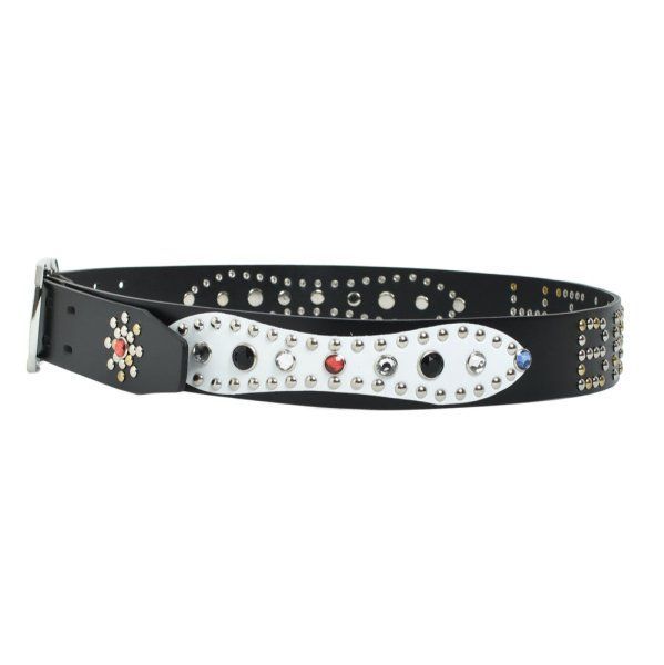 BREATH studs logo belt