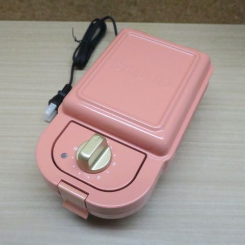 BRUNO ブルーノ ホットサンドメーカー シングル コーラルピンク