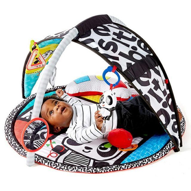 Kids2 Baby Einstein 11398 ボルドニューワールド・ハイコントラスト・プレイマット キッズツー ベビーアインシュタイン ベビージム ベビーマット おもちゃ 男の子 女の子 プレイジム 赤ちゃん 0ヶ月 知育 出産祝い ギフト プレゼント
