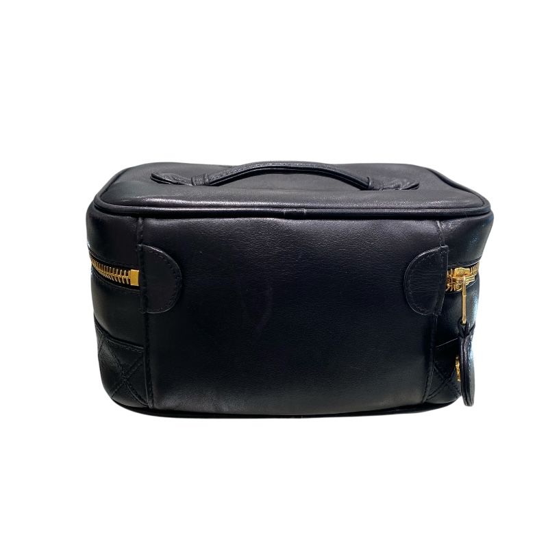 CHANEL シャネル ビコローレ ポーチ バッグ 小物入れ ブラック レザー