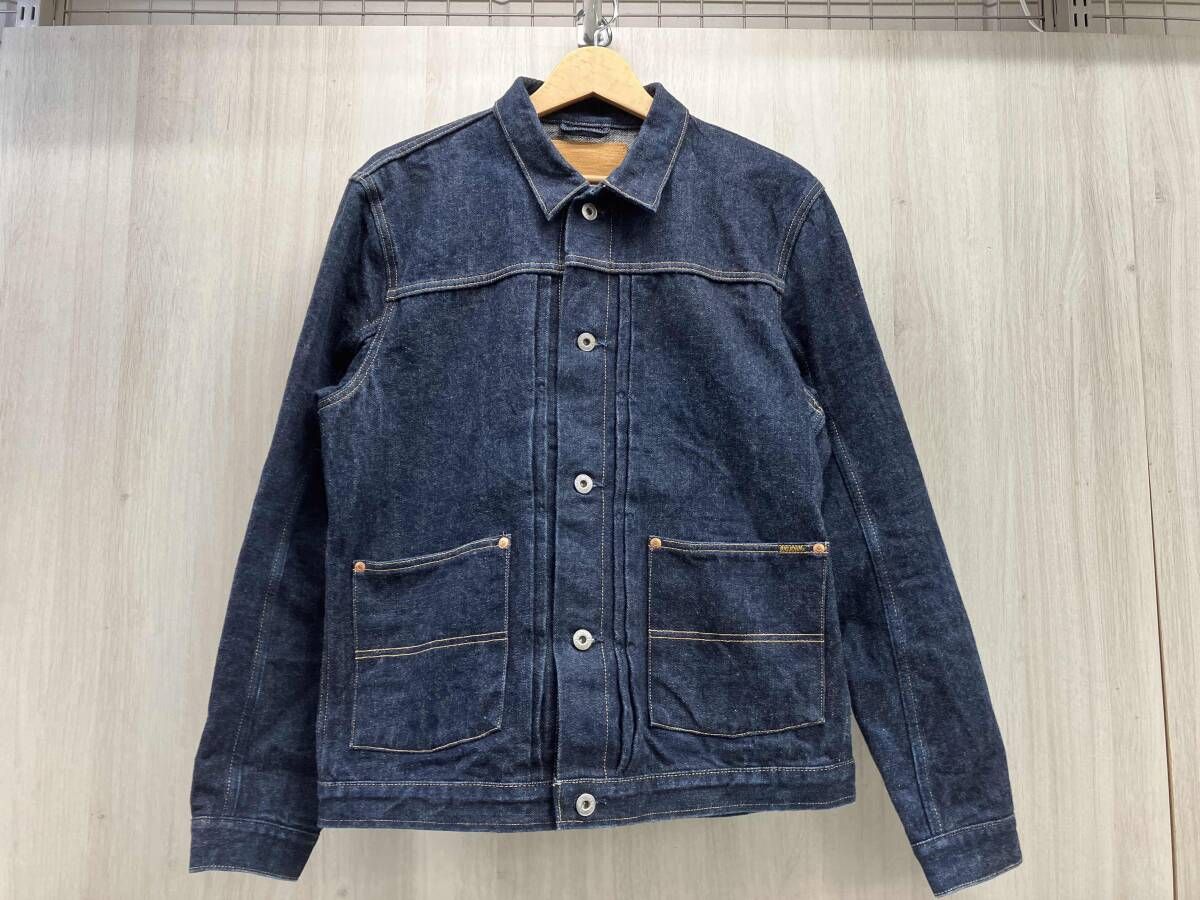 オーシバル　コットンギャバジン サファリジャケット ネイビー　サイズ1 美品 オーシバル コットンギャバジン サファリジャケット ネイビー サイズ1