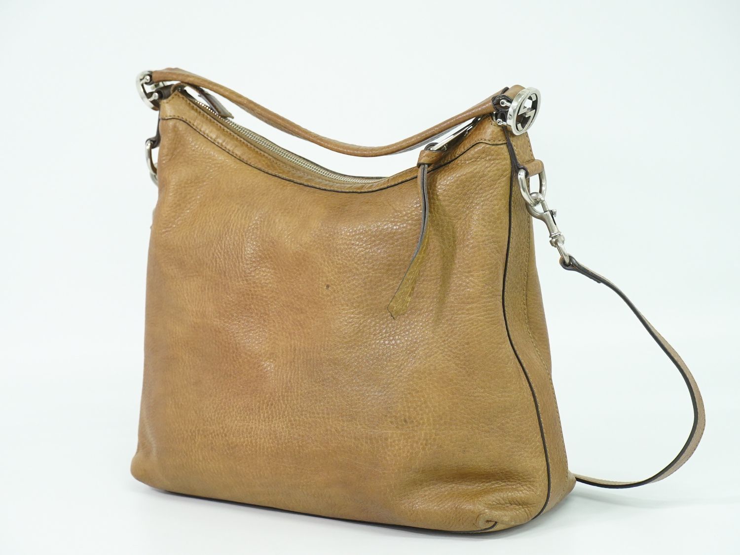 本物 グッチ GUCCI ホーボー 2WAY ショルダーバッグ ハンドバッグ