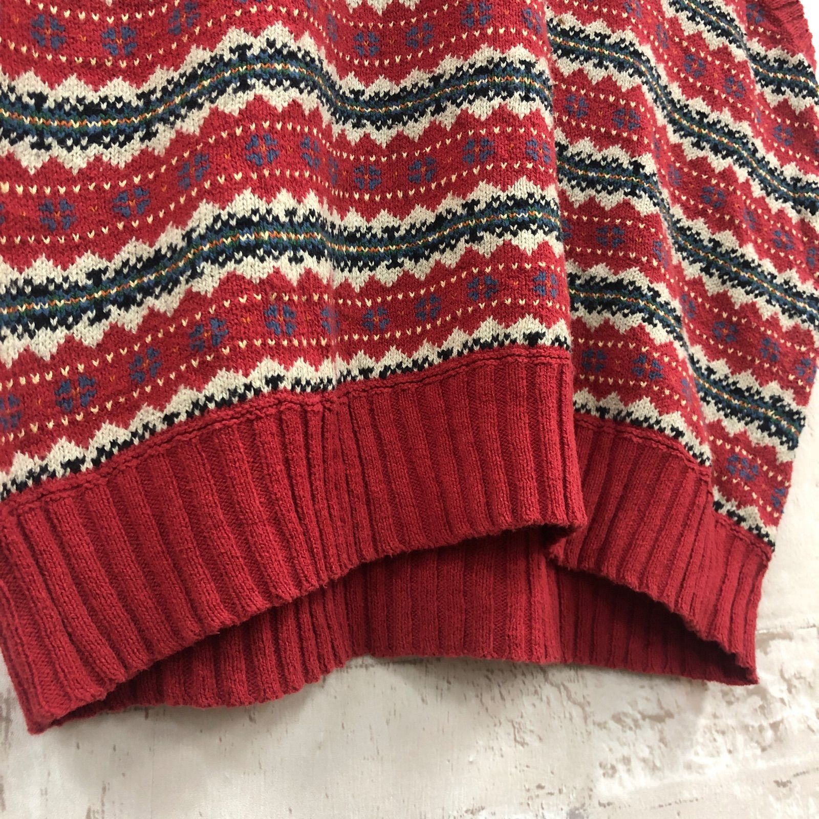 希少 POLO SPORT フェアアイルニットベスト ラルフ・ローレン L