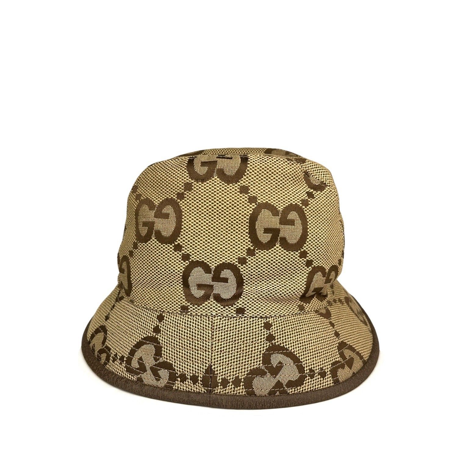 Gucci バケットハット ベージュ GGパターン 裏起毛 キャンバス グッチ 楽天市場】GUCCI グッチ 帽子GGキャンバスバケットハットダブルG