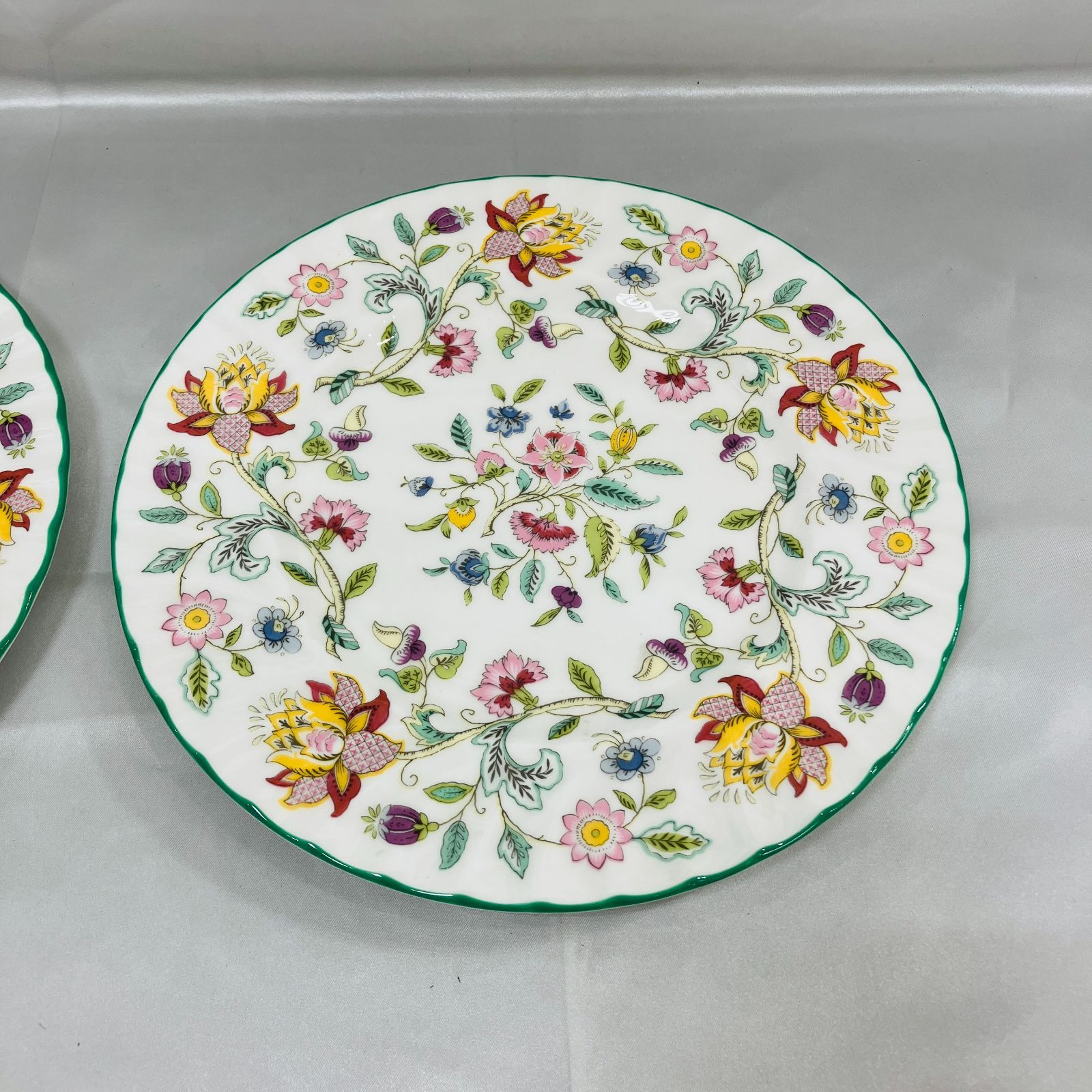 〇美品〇 ミントン ハドンホール グリーン プレート 8枚（大4枚＋小4