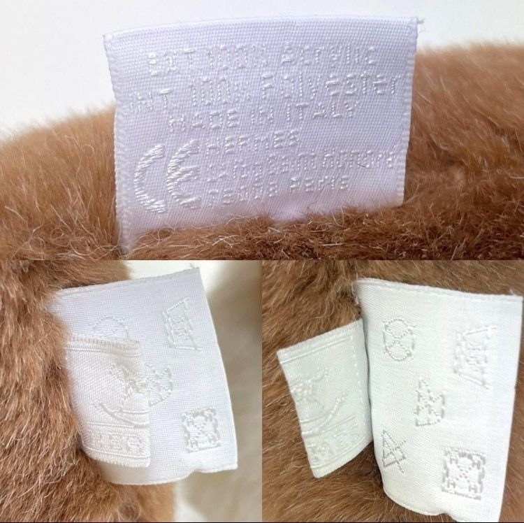 美品☆ エルメス エルミーGM ぬいぐるみ ブラウン 馬 レア - メルカリ