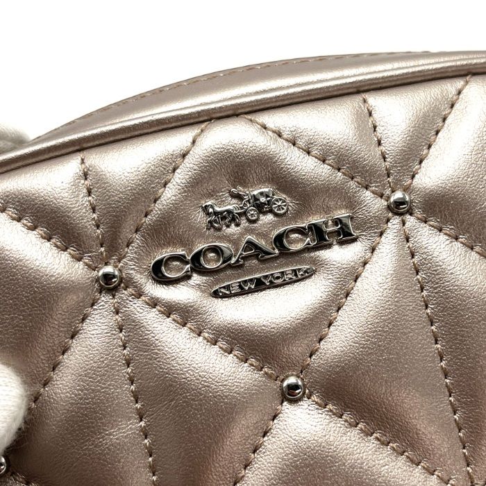 COACH コーチ ロゴ ラインストーン レザー ウエスト ボディ バッグ eH0816N DECORATOM_COM_BR