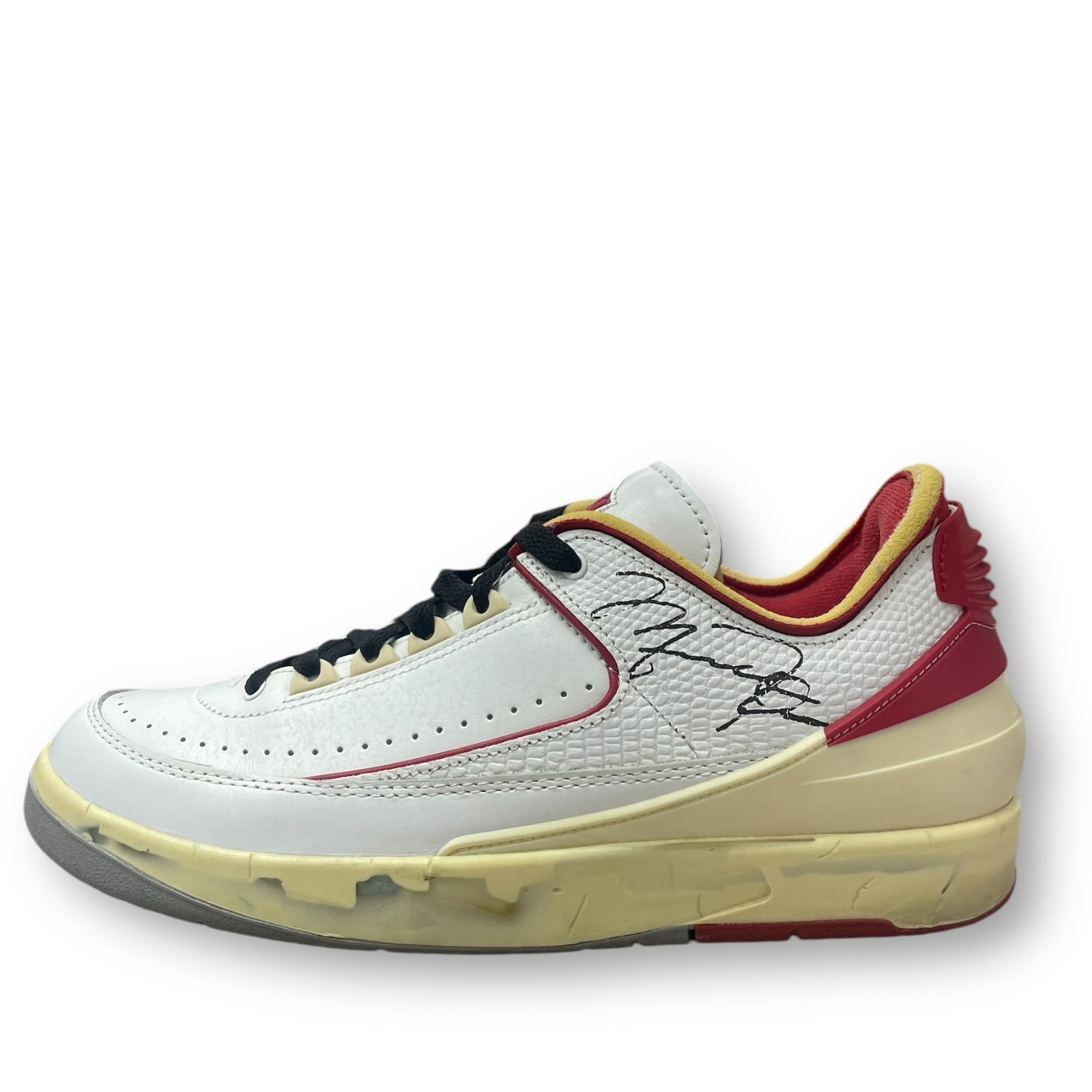 国内正規 Off-White × Nike Air Jordan 2 Low DJ4375-106 コラボ エアジョーダン2 スニーカー ナイキ オフホワイト 27.5cm 77697A1