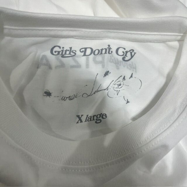 GIRLS DON'T CRY x AUREL SCHMIDT Henry's PIZZA TEE SIZE-XL