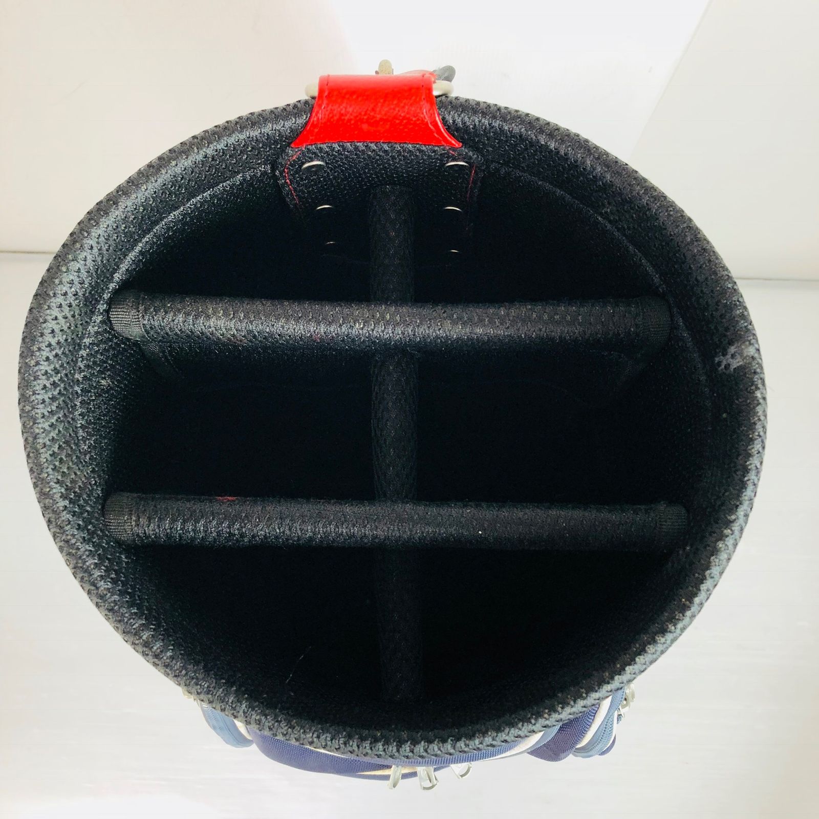 Conte de Florence コンテオブフローレンス ネイビー レッド キャディ