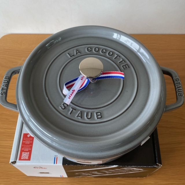 ストウブ ] Staub ピコ・ココット ラウンド 24cm グラファイトグレー