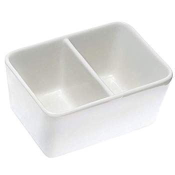 中古】墨運堂 筆洗 角 2穴 陶器 15cm 26505 tf8su2k 筆洗 陶器 墨運