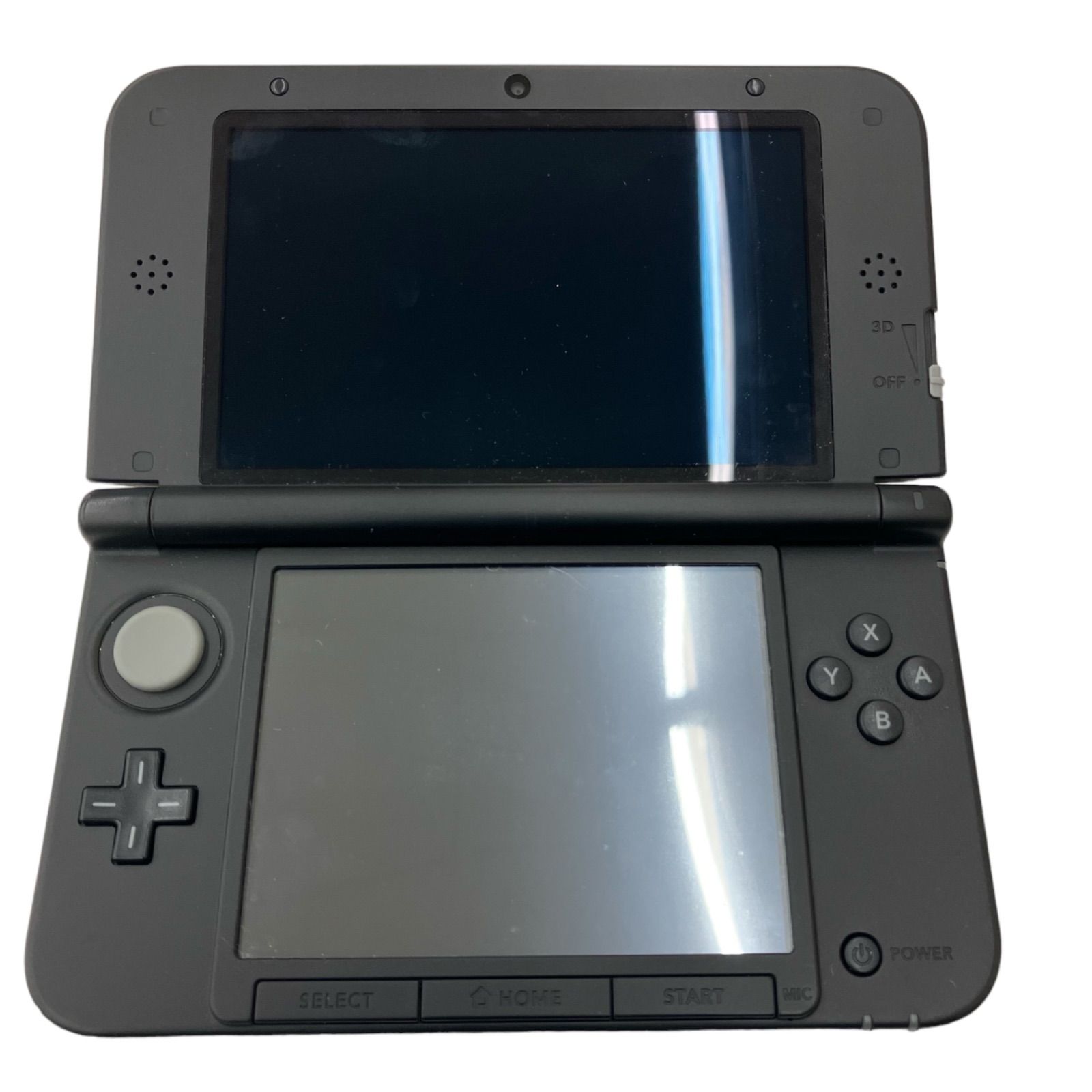 ニンテンドー 3DS LL 心細く シルバー×ブラック