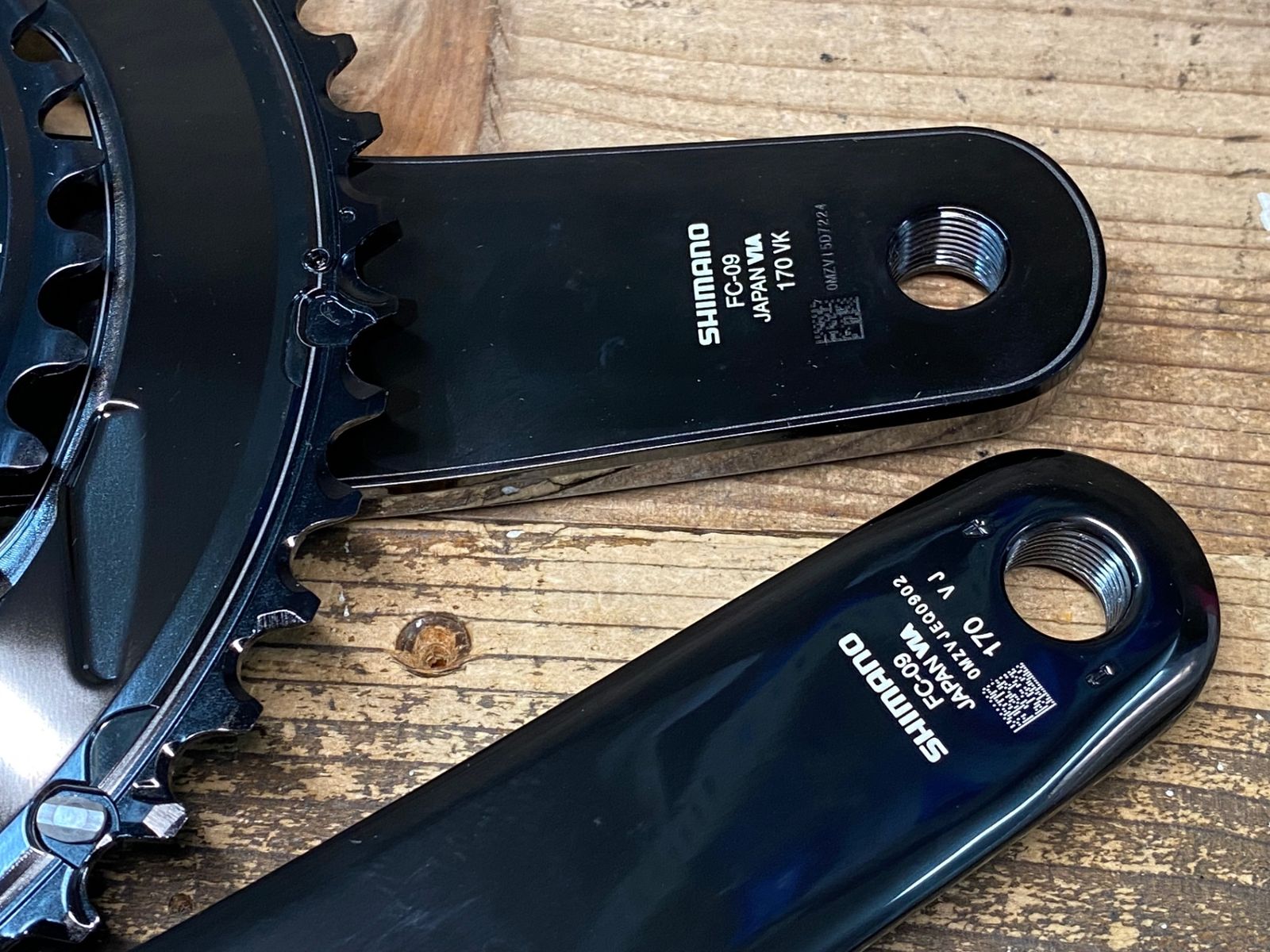 JA493 シマノ SHIMANO デュラエース DURA-ACE FC-09 クランクセット 52