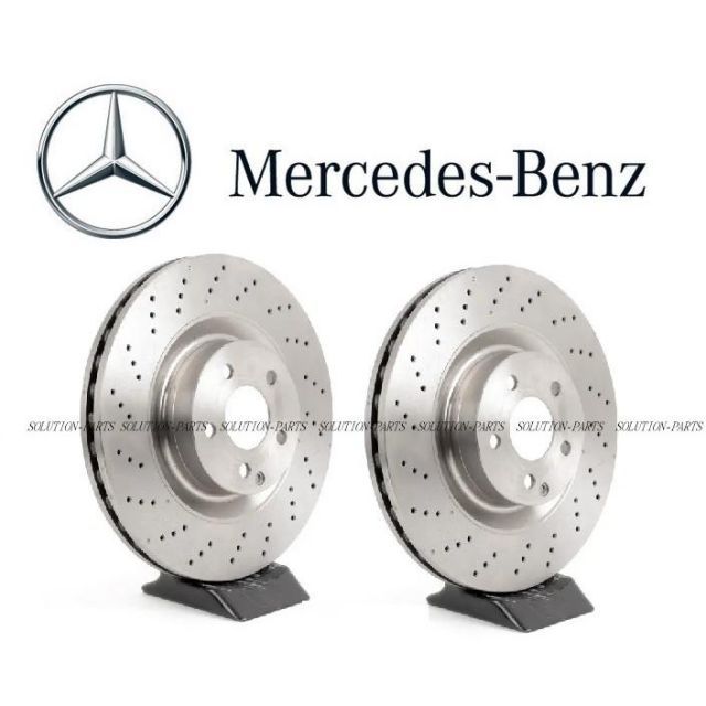 正規純正OEM メルセデスベンツ フロント ブレーキローター 左右 SET Sクラス W221 S350 S400 S500 ディスクローター ローター 2枚 2214211612